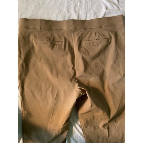 Comfort Waist Tan Womens XL Pants By 89th + Madison - Picture 4 of 8